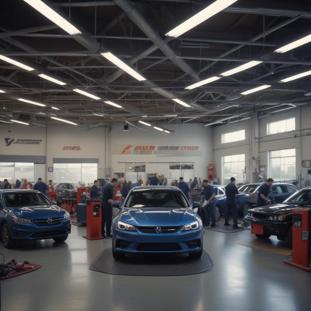 Сеть специализированных автосервисов предоставляет услуги по ремонту и техническому обслуживанию автомобилей